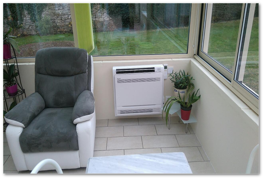 Qu’en est-il de la climatisation de la véranda ?